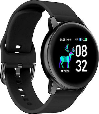 HiFuture HiMate Smartwatch with Heart Rate Monitor (Black)