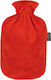 Fashy 6712 Hot Water Bottle with Cover Red 2000ml