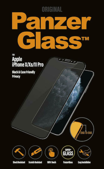 PanzerGlass Privacy Tempered Glass Black (iPhone 11 Pro)