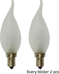 VK Lighting VK/926/40/FR/2 Vintage Light Bulb 40W for E14 Socket