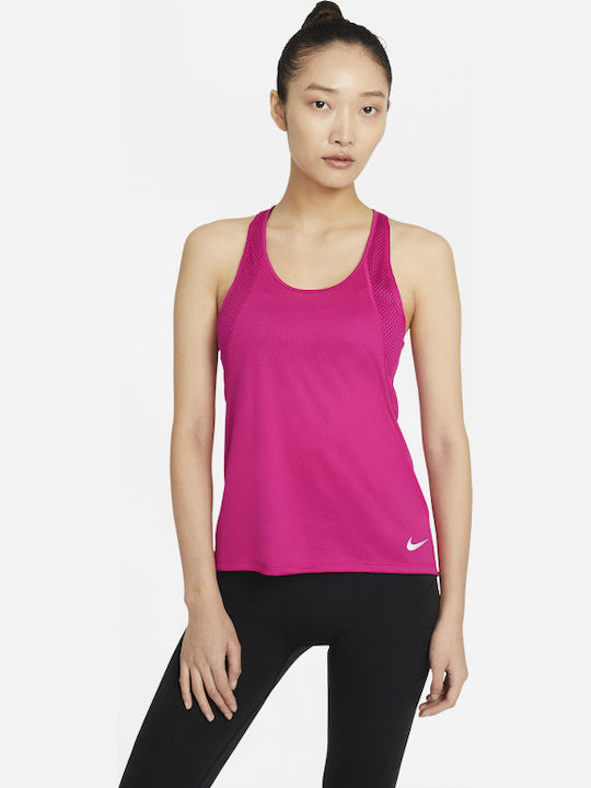 Nike Siena Γυναικεία Μπλούζα Αμάνικη Φούξια