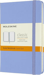 Moleskine Caiet Cu dungi cu Elastic Albastru