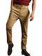 Trousers Chino Elastic in Slim Fit Sand