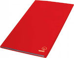 Typotrust Clipboard Flexible with 60 plastic sleeves Slides for Paper A4 Red 1pcs