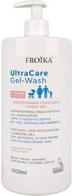 Froika Ultracare Gel Wash Gel de baie pentru Corp & Păr (1x1000ml) 1000ml