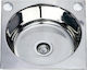 Inter Ceramic ICK D Drop-In Мивка Inox Сатен Ш45xД45см Сребрист
