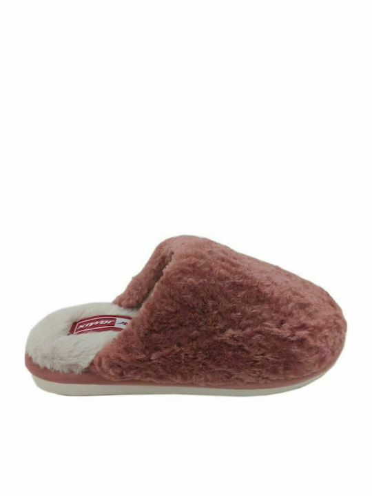 Mitsuko Women's Slipper In Burgundy Colour