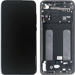 OLED Ersatzbildschirm mit Rahmen für Mi 9 Lite Schwarz