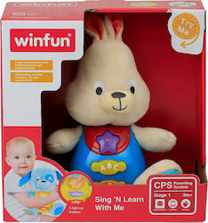 Winfun Animal Bouncy Bunny made of Fabric with Music for 3++ Months