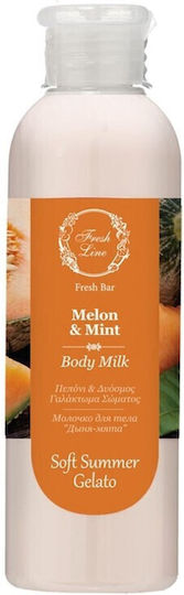 Fresh Line Melon & Mint Ενυδατική Lotion Σώματος για Όλες τις Επιδερμίδες 200ml