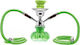 Ναργιλές Διπλός 25cm Pumpkin Hookah Shisha Green