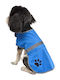 Pet Camelot Blue Waterproof Dog Coat with 50cm Back Length