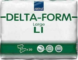 Abena Delta Form Incontinence Diapers Large 4x20pcs