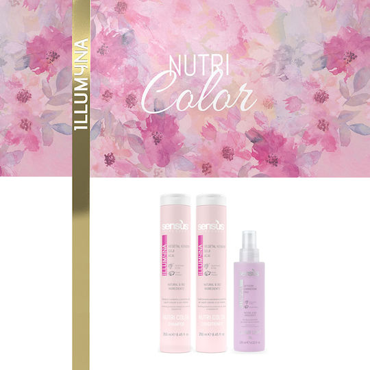 Sensus Illumyna Nutri Color Therapy Bundle Σετ Θεραπείας Μαλλιών με Κερατίνη για Βαμμένα Μαλλιά με Σαμπουάν, Conditioner & Λάδι 3τμχ