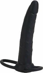 Calexotics Silicone Love Rider Dual Penetrator με Dildo 14cm σε Μαύρο Χρώμα Calexotics Silicone Love Rider Dual Penetrator με Dildo 14cm σε Μαύρο Χρώμα