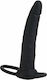Calexotics Silicone Love Rider Dual Penetrator με Dildo 14cm σε Μαύρο Χρώμα