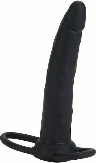 Calexotics Silicone Love Rider Dual Penetrator με Dildo 14cm σε Μαύρο Χρώμα
