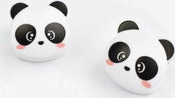 Legami Milano Clip Plastic Panda 6pcs