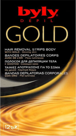 Byly Ленти за Обезкосмяване Gold 12бр