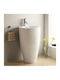 Inter Ceramic ICC Подова мивка Порцелан 51x51x85см Бял