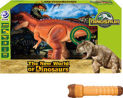 Zita Toys The New World Of Dinosaurs Τηλεκατευθυνόμενος Δεινόσαυρος με Φακό/Τηλεχειριστήριο