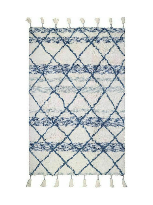 Nattiot Kilkay Παιδικό Χαλί Βαμβακερό Μπλε 100x160cm