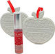 Hängendes Kugel Ornament Ornament Keramisch Weiß Set 2Stück