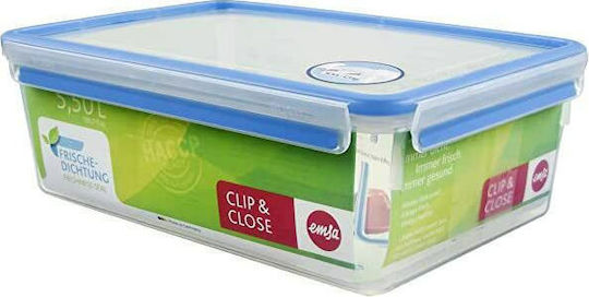 Emsa Clip & Close Δοχείο Φαγητού Πλαστικό Μπλε 5.5lt