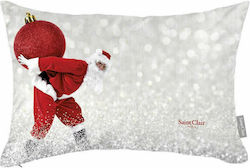 Saint Clair Christmas Decorative Pillow Rectangular White 30x45pcs