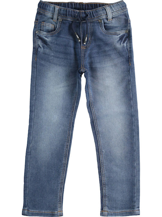 iDO Blugi Cu Elastic Pantalon Denim Pentru Copii Albastru