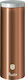 Berlinger Haus Metallic Line Κουτί Ζυμαρικών με Καπάκι από Ανοξείδωτο Ατσάλι Rose Gold Collection 9.5x9.5x30cm