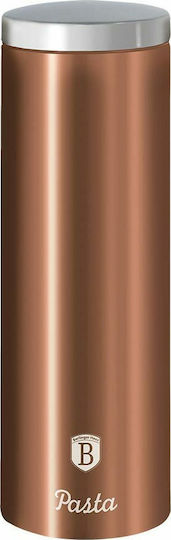 Berlinger Haus Metallic Line Caseta Pentru Paste Cu Capac Din Oțel Inoxidabil Colecția Rose Gold 9.5x9.5x30cm