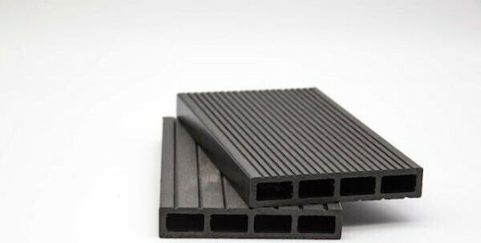 Newplan Deck Περίφραξης Κήπου Γκρι από WPC 360x11x2εκ. Γκρι