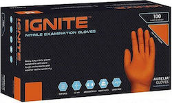Bournas Medicals Ignite Nitrile Examination Gloves Powder Free Orange 90pcs