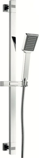 Tema Βέργα Ντουζ με Τηλέφωνο και Σπιράλ Chrome Tema Βέργα Ντουζ με Τηλέφωνο και Σπιράλ Chrome