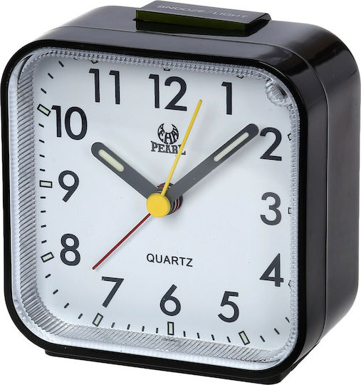 Pearl PT-157 Tabletop Clock with Alarm Black
