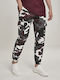 Trousers Cargo Elastic in Regular Fit Camo Wine