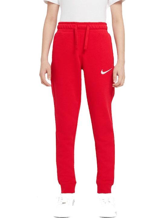 Nike Παντελόνι Φόρμας για Κορίτσι Κόκκινο Swoosh