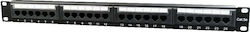 Gembird Patch Panel για Rack 1U 19" NPP-C524CM-001