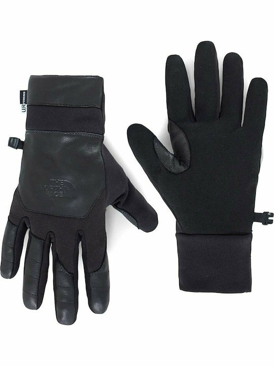 Etip Schwarz Leder Handschuhe