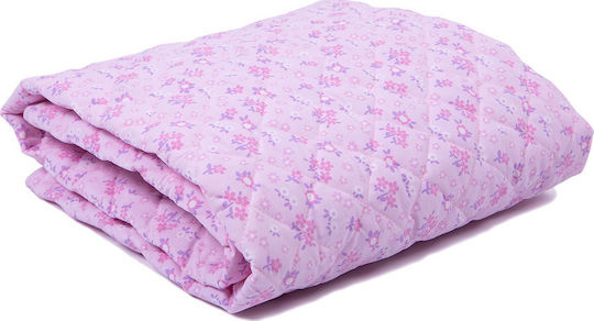 Laura Ashley Sweet Pătură pentru bebeluși Față și spate Bumbac Liliac 100x140cm