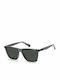 Polaroid Unisex Sunglasses With Grey Horn-Rimmed Frame And Grey Polarized Lens PLD6141/S KB7/M9