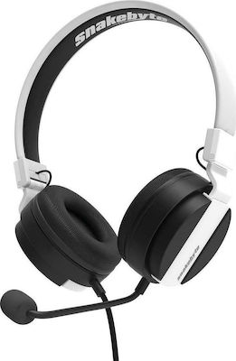 Snakebyte Head:set 5 Over Ear Gaming Headset με σύνδεση 3.5mm Λευκό