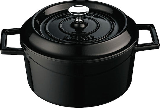 Lava Deep Pot made of Cast Iron 0.76lt / 14cm