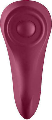 Satisfyer Sexy Secret Panty Vibrator Clitoral Vibrator with Remote Control Wine Red