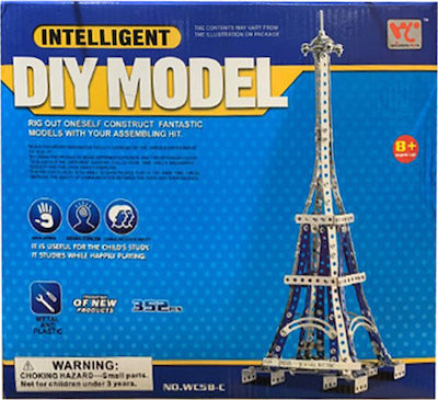 Zita Toys Metal Construction Toy Πύργος του Άϊφελ