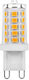 Eurolamp Λάμπα LED 4W για Ντουί G9 Θερμό Λευκό 360lm Dimmable