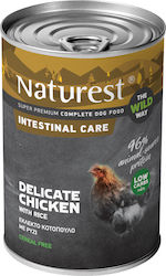 Naturest Intestinal Care Canned Wet Dog Food with Chicken and Rice 1 x 400gr