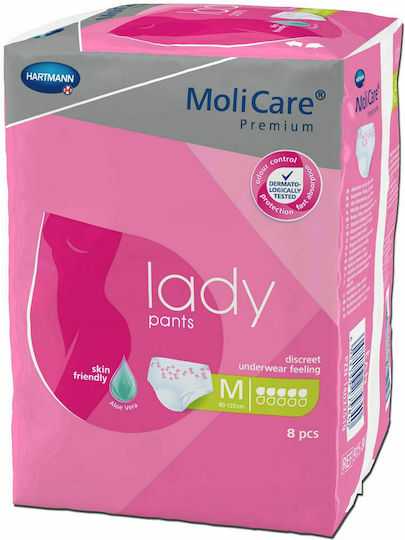 Hartmann Molicare Premium Lady Pants Incontinence Underwear 5 Drops Medium 8pcs