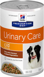 Hill's Prescription Diet c/d Multicare Urinary Umedă pentru Câini Câine Dietetică cu Pui în Conservă 1 x 370gr. 55040207